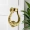 4" Noori Brass Door Knocker DK-012 | Brass door knockers | Antique brass door knockers | Traditional brass door knockers