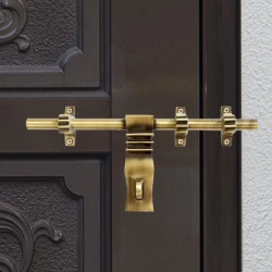 8" Brass Aldrop AL-017 | Brass Door Aldrop | Brass Antique Finish  Aldrop  | Brass Arla |Door Aldrop