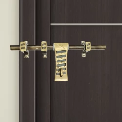 12" Brass Aldrop AL-018 | Brass Door Aldrop | Brass Antique Finish Aldrop | Brass Arla |Double Door Aldrop