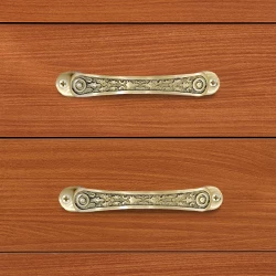 6" 2 Piece Brass Cabinet Handle CH-024 | Brass Antique Handle | Brass Antique Drawer Handle | Brass Antique Window Handle