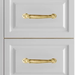 6" 2 Piece Brass Cabinet Handle CH-033 | Brass Antique Handle | Brass Antique Drawer Handle | Brass Antique Window Handle