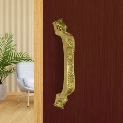 12" Brass Pull Handle PH-008 | Brass Antique Pull Handle | Door Pull Handle | Brass Heavy Duty Door Handle Pack Of 1