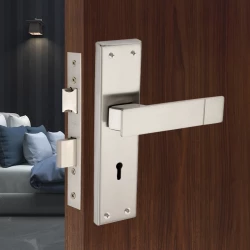 8" SS Mortise lock SSML-202 |Heavy Duty Mortise Door Lock for Bedroom | SS Heavy Duty 3 Key Mortise Door Lock |SS 6 Lever Mortise Lock | SS Heavy Duty 3 Key Mortise Door Lock |