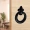 13cm Cast Iron Door Knocker CIDK-09 | Black Powder Coating Iron Door Knocker | Full Black Iron Door Knocker