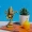 ADVANZO Brass Dancing Ganesha Decor Idol for Home Temple, Ganesha Statue for Home Size Dancing Pose, 4.5” Mandir & Living Room, Office Mandir Festive Decor (Pack of 1)