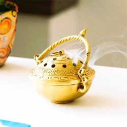 advanzo-brass-antique-design-dhoop-dani-pot-loban-burner-pooja-items-vintage-incense-corner-for-home-temple-home-office-living-pooja-puja-room-12-10-11-cm-575-gm-advanzo