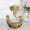 Advanzo Brass Trunk Ganesha Idol Modern Art Ganesh Ganpati Murti Religious Statue for Good Luck & Success Gift