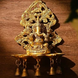 invoke-divinity-and-tradition-into-your-home-with-the-advanzo-brass-panchdeep-ganesha-hanging-diya-with-bellsa-handcrafted-masterpiece-rooted-in-indian-spiritual-art-at-the-heart-of-this-piece-is-lord