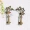ADVANZO 8-Inch Brass Parrot Tree Design Door Handle Set – Antique Pull Handles for Wooden Doors, Home Entrance Décor Standard Size; (Pack of 2)