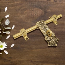 10" Maharaja Brass Aldrop AL-019 | Brass Antique Finish Aldrop | Heavy Duty Brass Door Aldrop with Ornate Design | Traditional Style Brass Aldrop for Main Door, Gate, or Temple Doors 10" Maharaja Brass Aldrop AL-019 | Brass Antique Finish Aldrop | Heavy Duty Brass Door Aldrop with Ornate Design | Traditional Style Brass Aldrop for Main Door, Gate, or Temple Doors