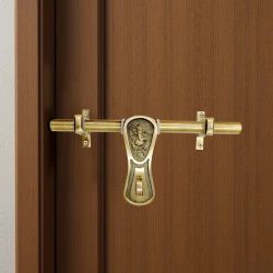 10" Brass Aldrop AL-001 | Antique Finish Aldrop | Single Door Aldorp | Brass Door security Aldrop
