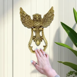 Cast Iron Owl Door Knocker DK - 025 | Iron Door Knocker | Antique Door Knocker |