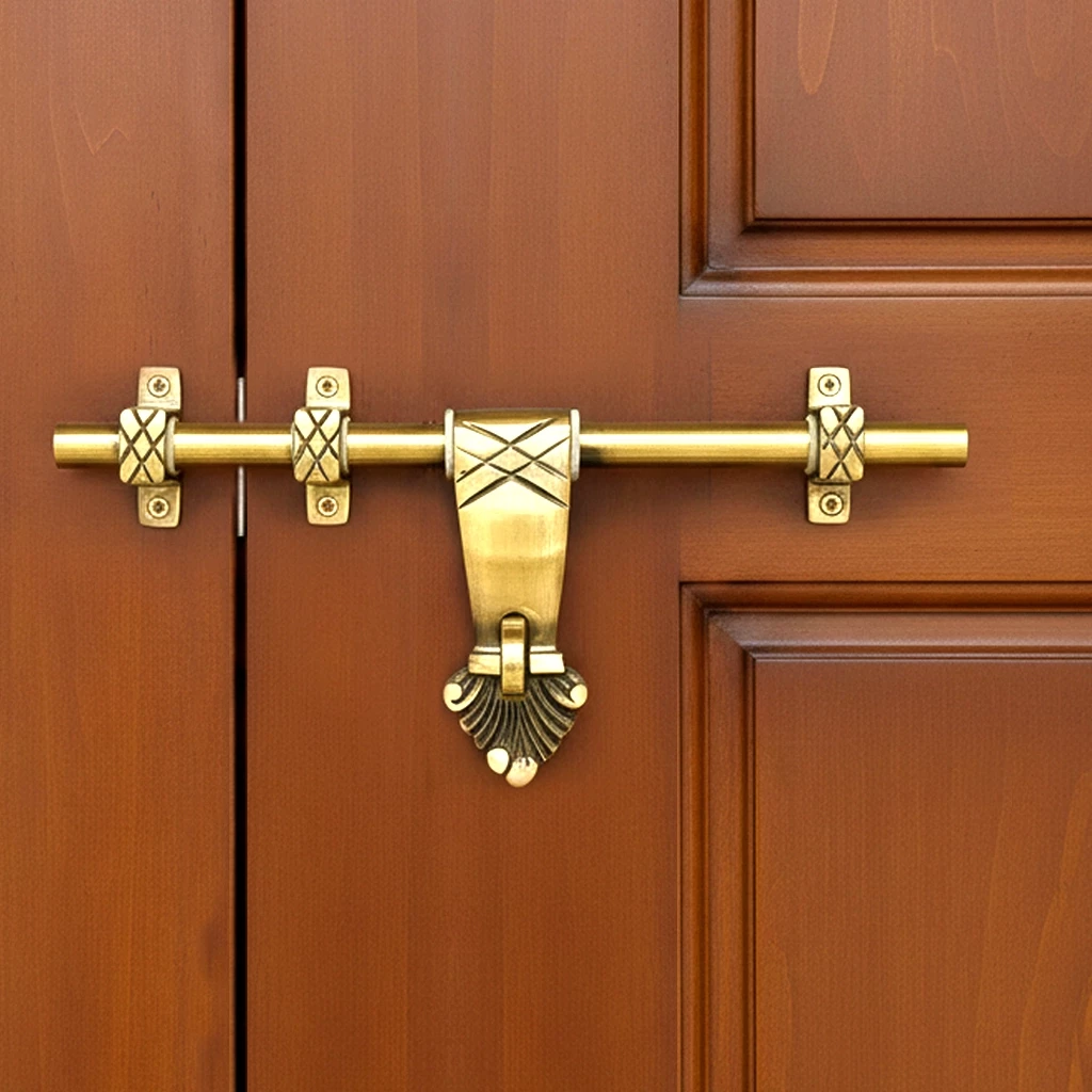 12" X 16mm Door Aldrop AL-031 | Premium Brass Aldrop for Main Door | Solid Brass Door Aldrop | Wooden Door Fitting | Aldrop | Kunda | Tadi | Pack Of 1