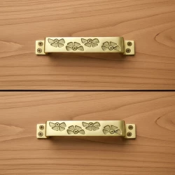 6" 2 Piece Brass Cabinet Handle CH-002 | Brass Antique Handle | Brass Antique Drawer Handle | Brass Antique Window Handle
