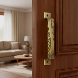 6" 2 Piece Brass Cabinet Handle CH-003 | Brass Antique Handle | Brass Antique Drawer Handle | Brass Antique Window Handle