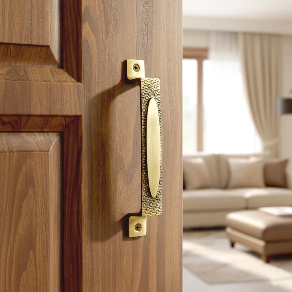 6" 2 Piece Brass Cabinet Handle CH-006 | Brass Antique Handle | Brass Antique Drawer Handle | Brass Antique Window Handle